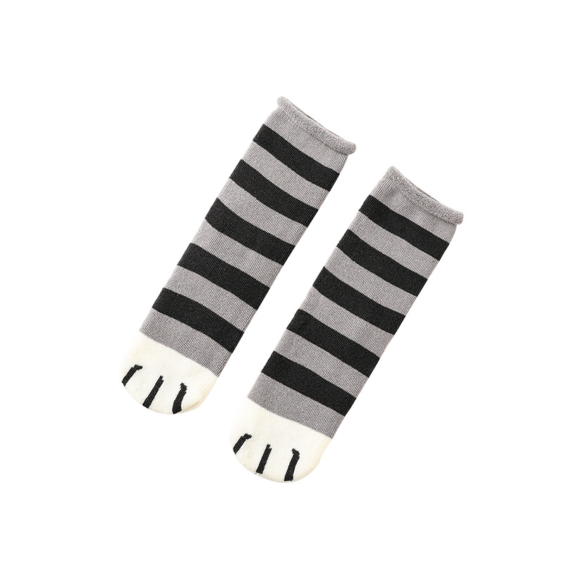 Women Socks Cotton Terry Socks Winter Socks Pregnant Women, Elderly Curled Catlike Relent Socks Thick Warm Autumn Winter Cartoon Wholesale Fluffy Fuzzy Socks